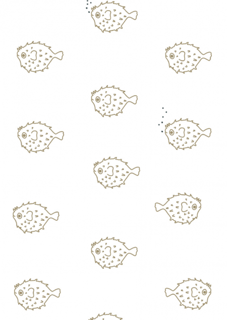 Vissen goudgeel